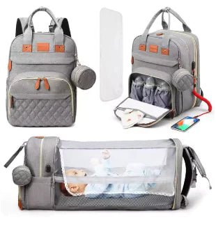 Multi - function Mommy Bag - Dark Blue - Infants planet