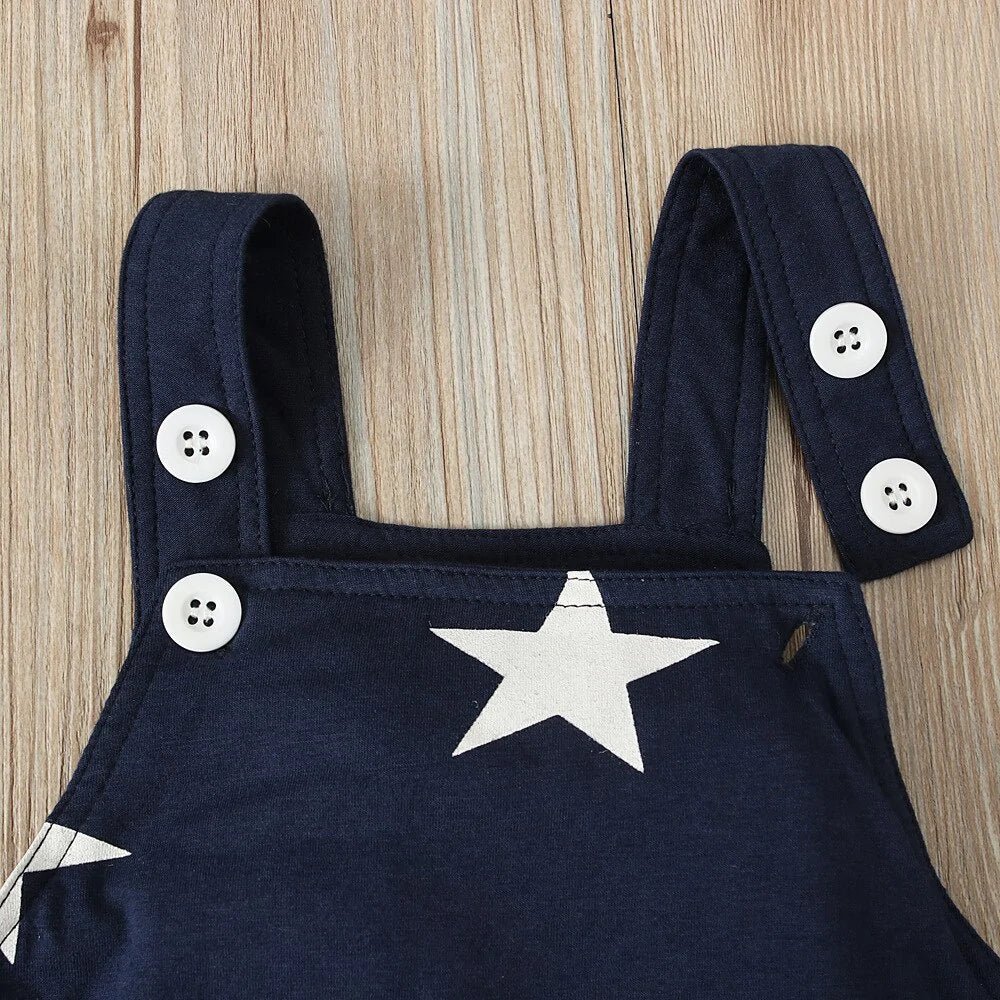 Newborn Baby Boy Clothes Long Sleeve Tops + Suspender Pants + Hat - green - Infants planet