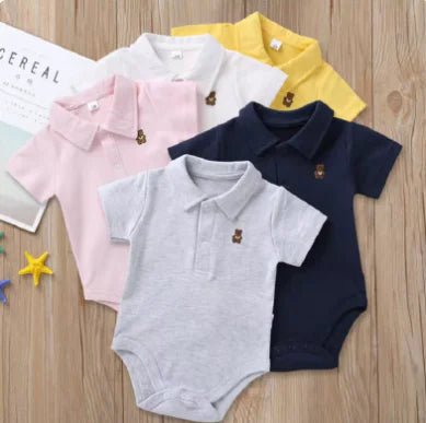 Newborn Baby Boy Romper - Blue - Infants planet