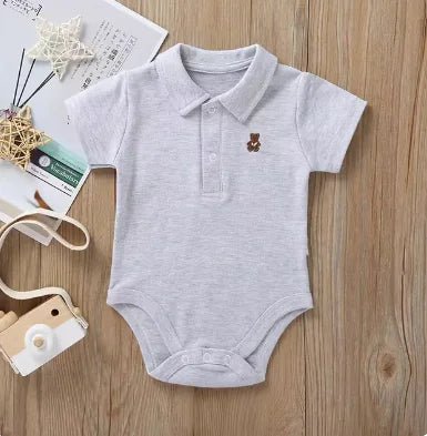 Newborn Baby Boy Romper - Blue - Infants planet