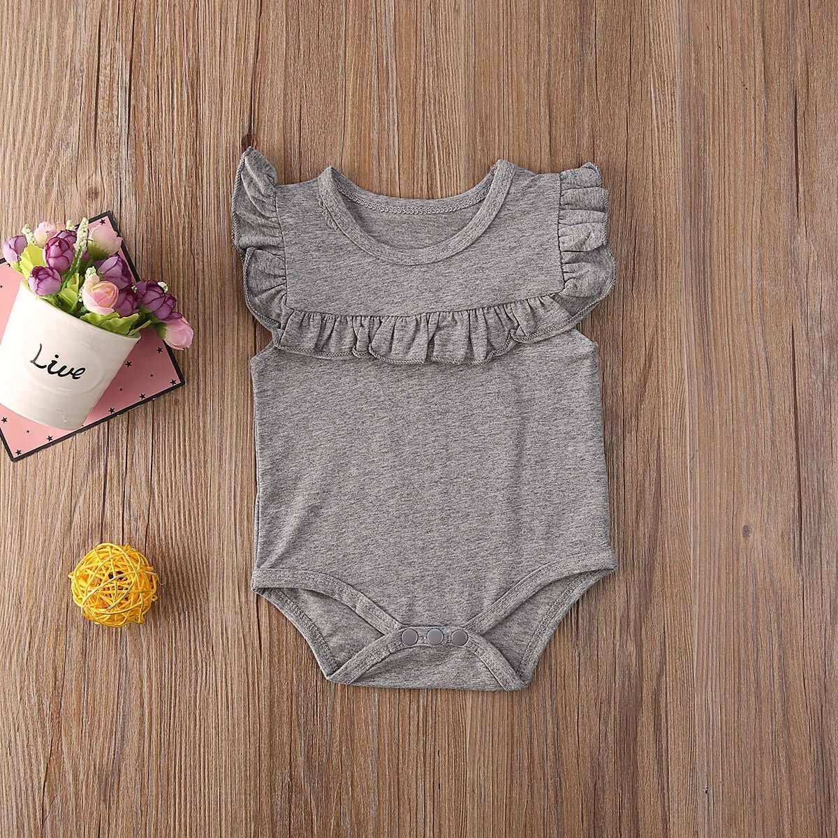 Newborn Baby Girl Sunsuit Outfit - Black - Infants planet