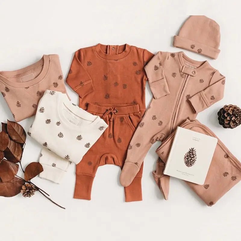 Newborn Baby Knitted Footie Jumpsuit - Beige - Infants planet
