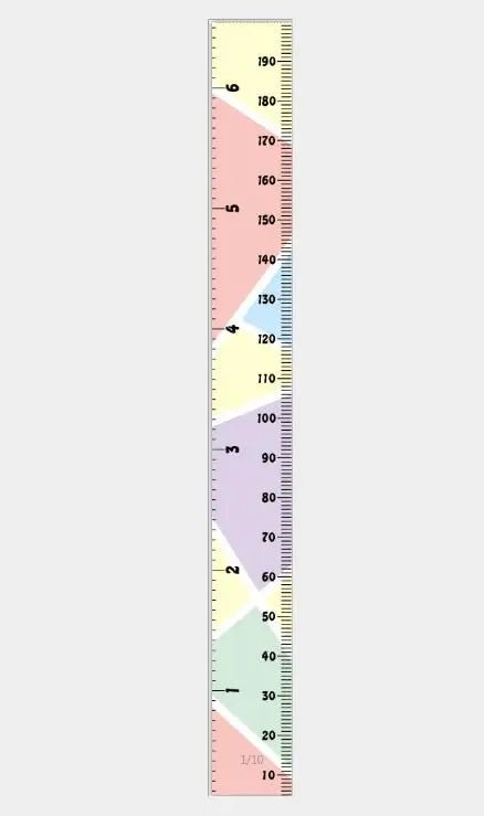 Nordic Style Kids Height Ruler - Mixed Color - Infants planet