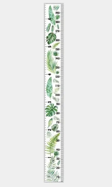 Nordic Style Kids Height Ruler - Leaves - Infants planet
