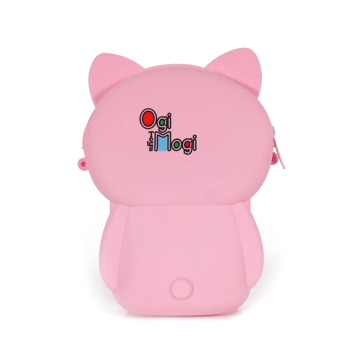 Ogi Mogi Toys Silicone Pink Cat Shoulder Bag - Pink - Infants planet
