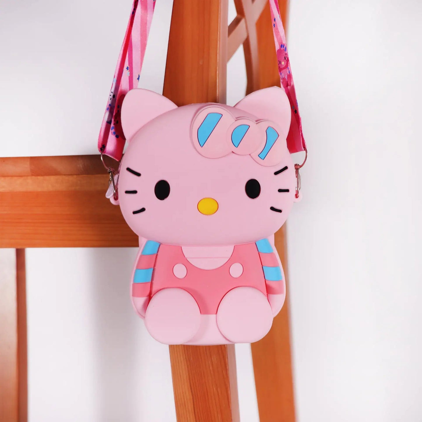 Ogi Mogi Toys Silicone Pink Cat Shoulder Bag - Pink - Infants planet