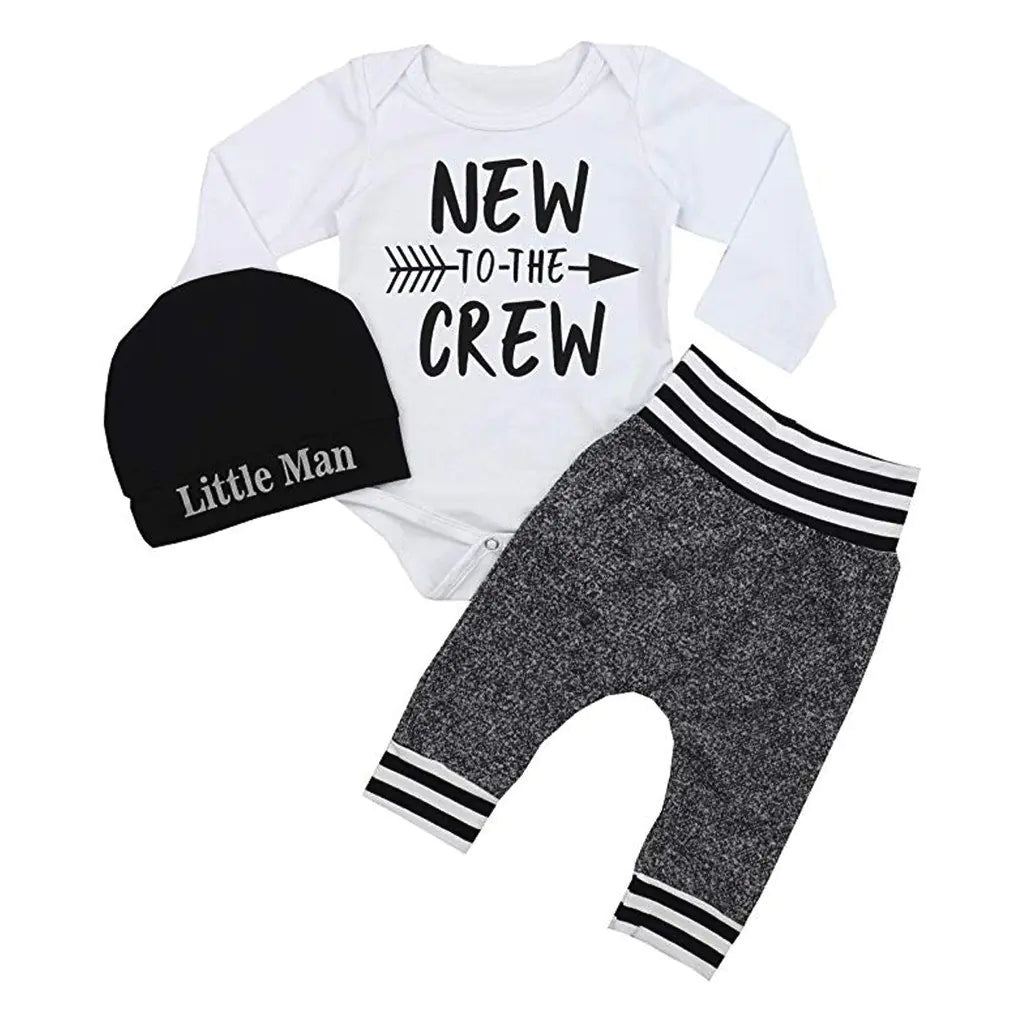 Outfits Kids Clothes Casual Pants - Black - Infants planet
