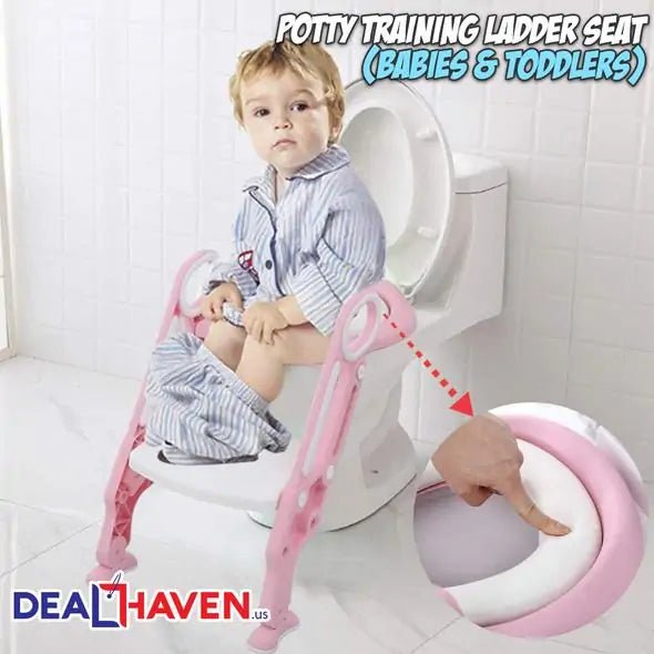 Potty Training Ladder Seat Babies & Toddlers - Pink - Infants planet