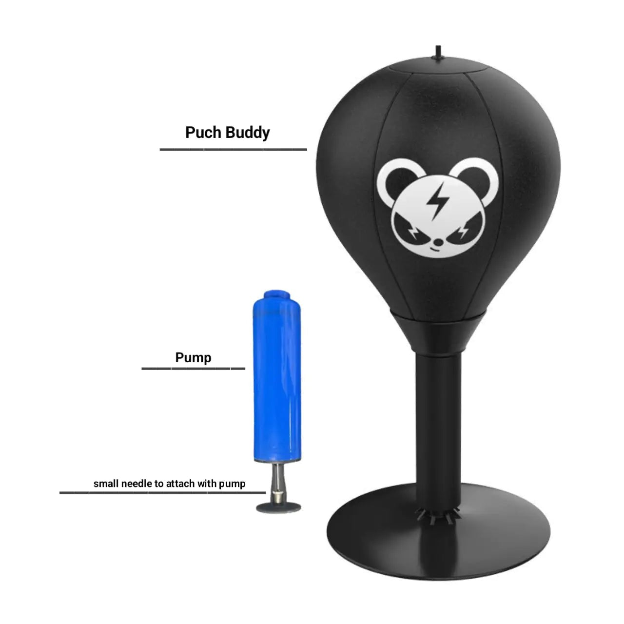Punch Buddy For Kids & Adults - Black - Infants planet