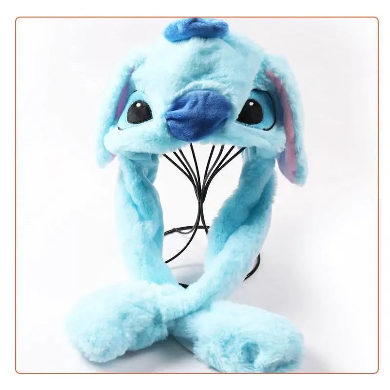 Rabbit Ear Airbag Hat: Fun Plush Toy Cap for Kids and Adults - brown dog - Infants planet