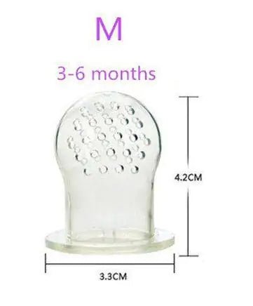 Silicone Teether & Fresh Food Feeder for Babies (3 - 12 Months) - Mesh Bag M - Infants planet