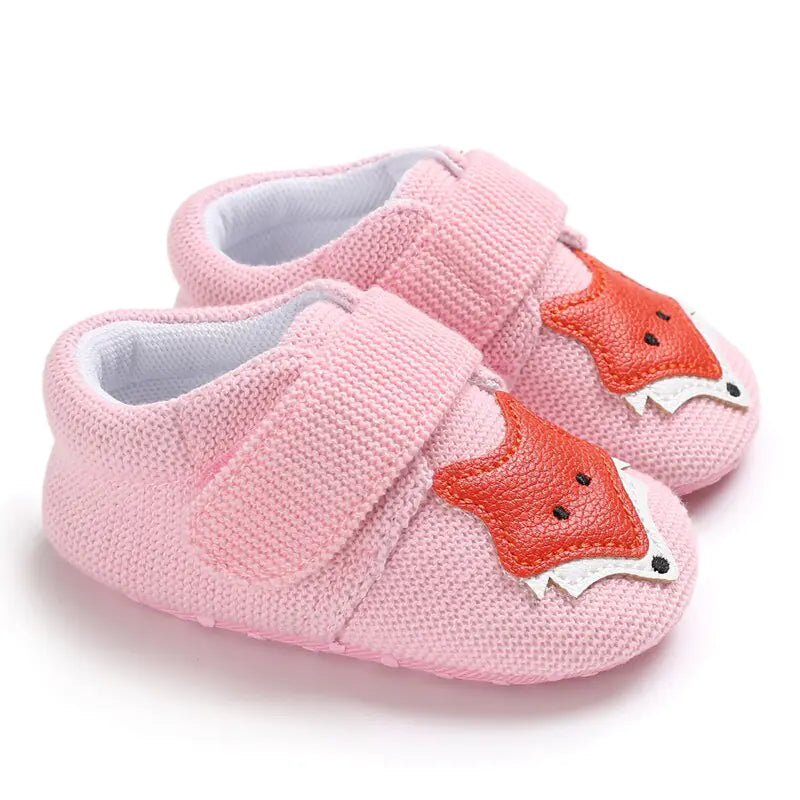 Soft Sole Cartoon Baby Shoes for 0 - 1 Year Olds - Grey - Infants planet