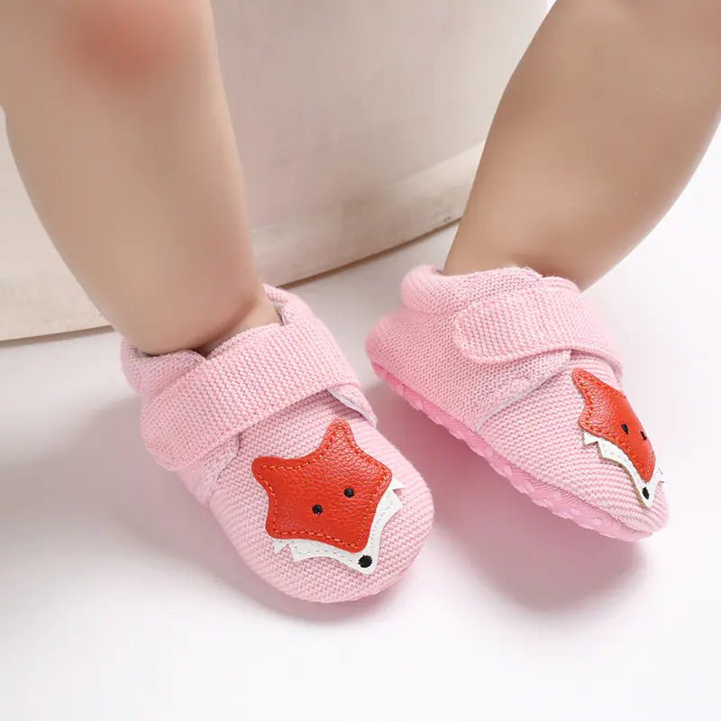 Soft Sole Cartoon Baby Shoes for 0 - 1 Year Olds - Pink - Infants planet