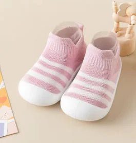 Spring & Fall Kids Stripes Knitted Socks - Pink - Infants planet
