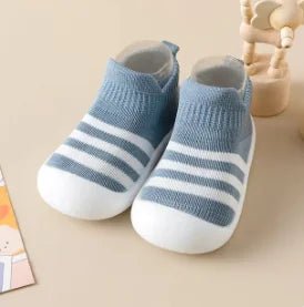 Spring & Fall Kids Stripes Knitted Socks - Blue - Infants planet