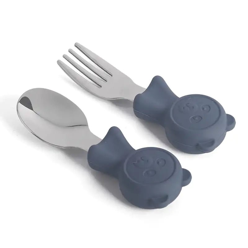 Stainless Steel Kids Cutlery Set - Y10 - Infants planet