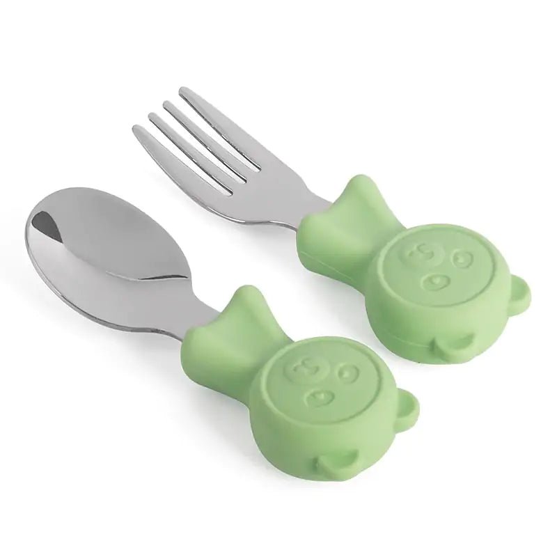 Stainless Steel Kids Cutlery Set - Y3 - Infants planet