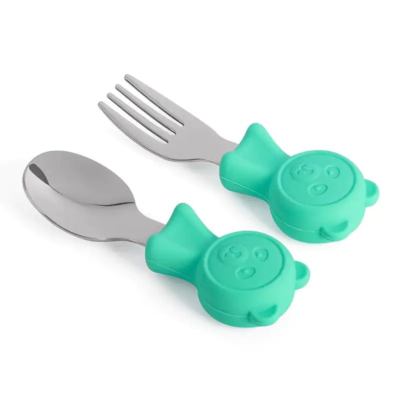 Stainless Steel Kids Cutlery Set - Y13 - Infants planet