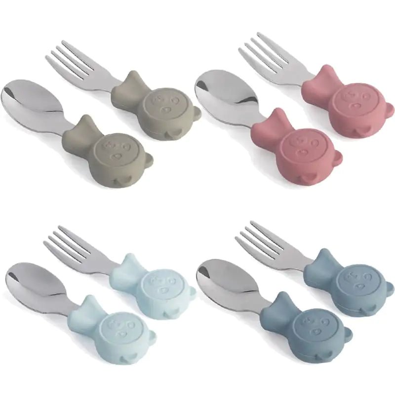Stainless Steel Kids Cutlery Set - Y2 - Infants planet