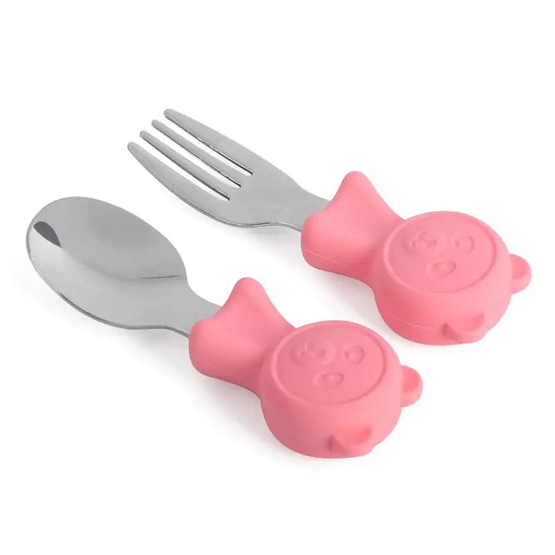 Stainless Steel Kids Cutlery Set - Y14 - Infants planet