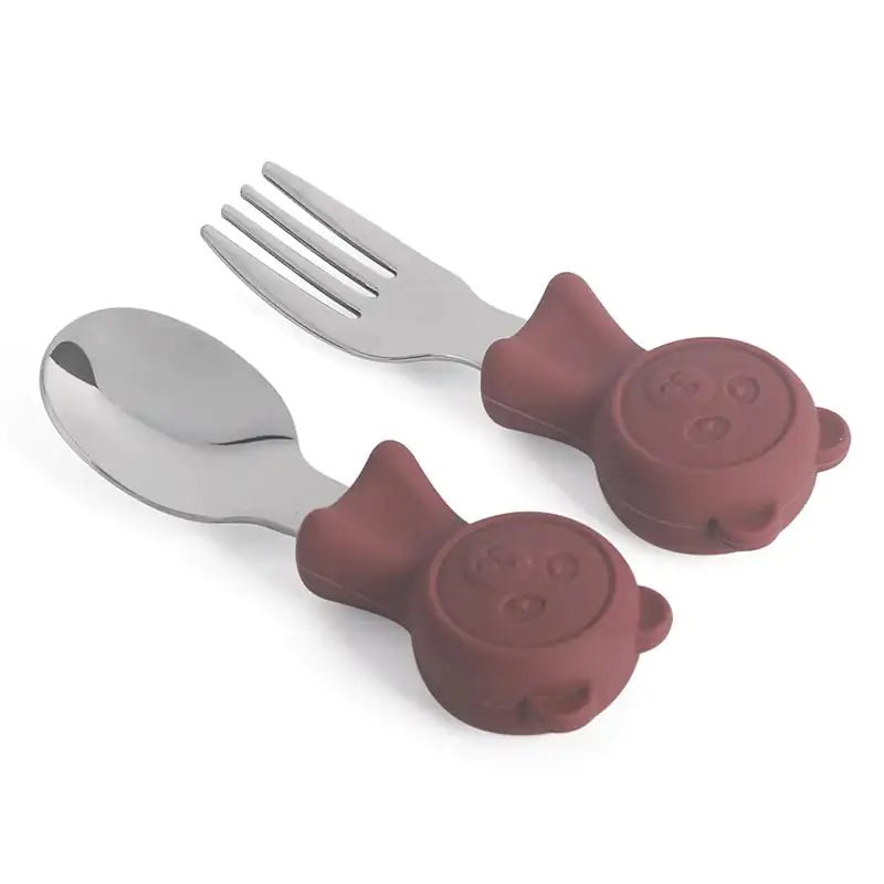 Stainless Steel Kids Cutlery Set - Y16 - Infants planet