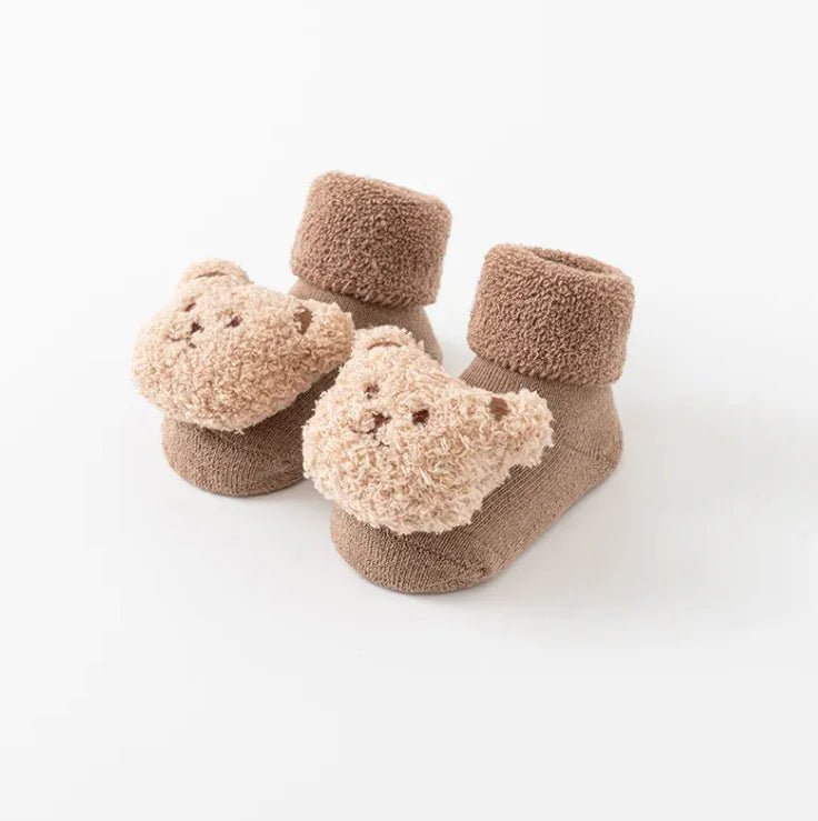 Terry Baby Socks - Khaki - Infants planet