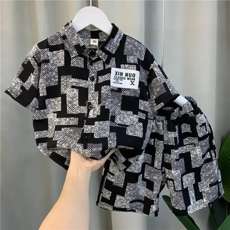 Trendy Boys Two - piece Set - Black - Infants planet