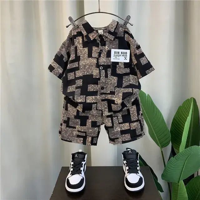 Trendy Boys Two - piece Set - Khaki - Infants planet