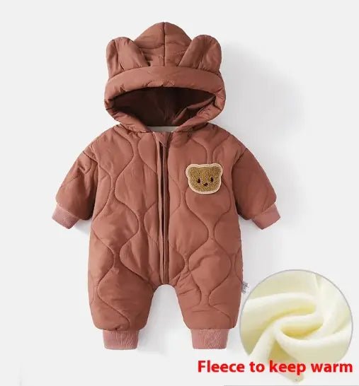 Winter Baby Jumpsuits - Coffee (73) - Infants planet