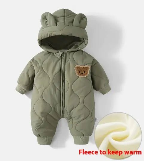 Winter Baby Jumpsuits - Green (73) - Infants planet