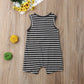 2019 Baby Striped Romper: Sleeveless Summer Outfit - Infants planet