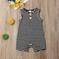 2019 Baby Striped Romper: Sleeveless Summer Outfit - Infants planet