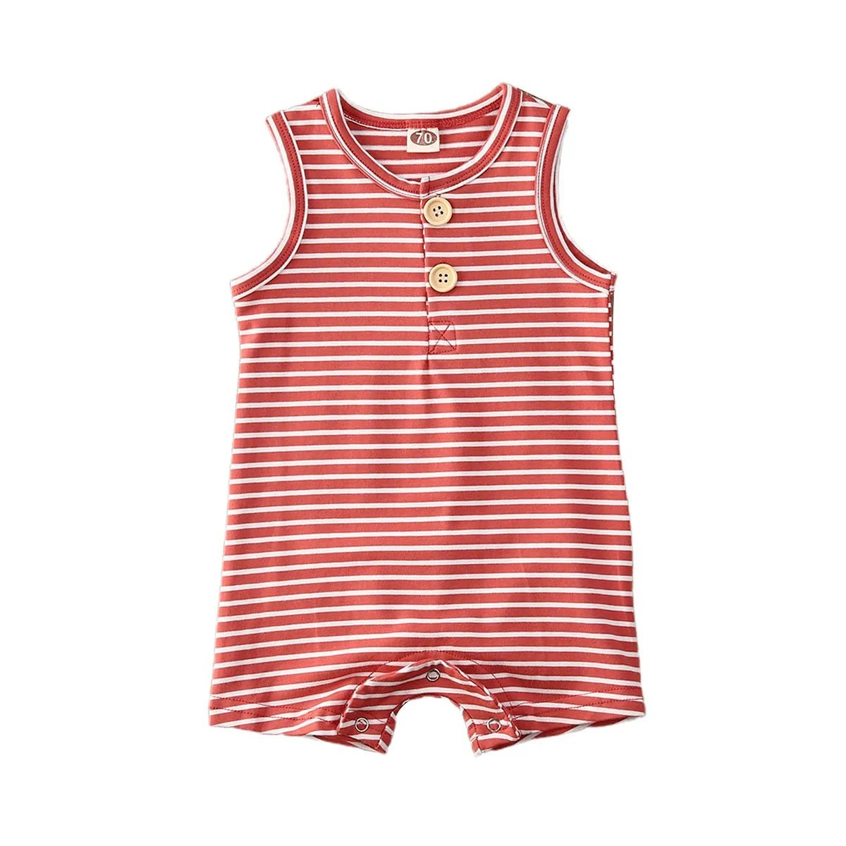 2019 Baby Striped Romper: Sleeveless Summer Outfit - Infants planet