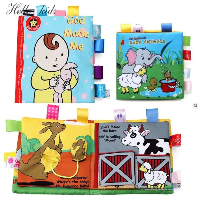 3D Soft Baby Books Activity Quiet Cloth Book - Infants planet