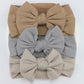 3Pcs/Lot Knit Baby Headband Bow Set - Infants planet