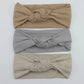 3Pcs/Lot Knit Baby Headband Bow Set - Infants planet