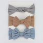 3Pcs/Lot Knit Baby Headband Bow Set - Infants planet