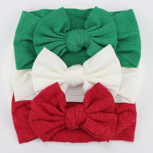 3Pcs/Lot Knit Baby Headband Bow Set - Infants planet