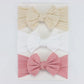 3Pcs/Lot Knit Baby Headband Bow Set - Infants planet