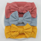 3Pcs/Lot Knit Baby Headband Bow Set - Infants planet