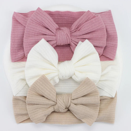 3Pcs/Lot Knit Baby Headband Bow Set - Infants planet