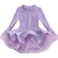 Kids Winter Knitted Chiffon