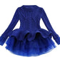 Kids Winter Knitted Chiffon