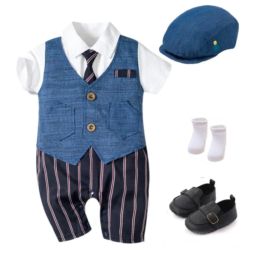 Baby Boy Formal Romper Suit - Infants planet