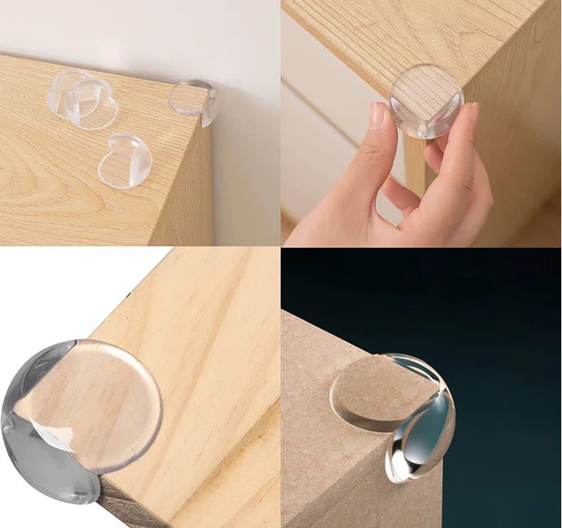 Baby Safety Silicone Table Corner Protectors - L Type - 10pcs - Infants planet