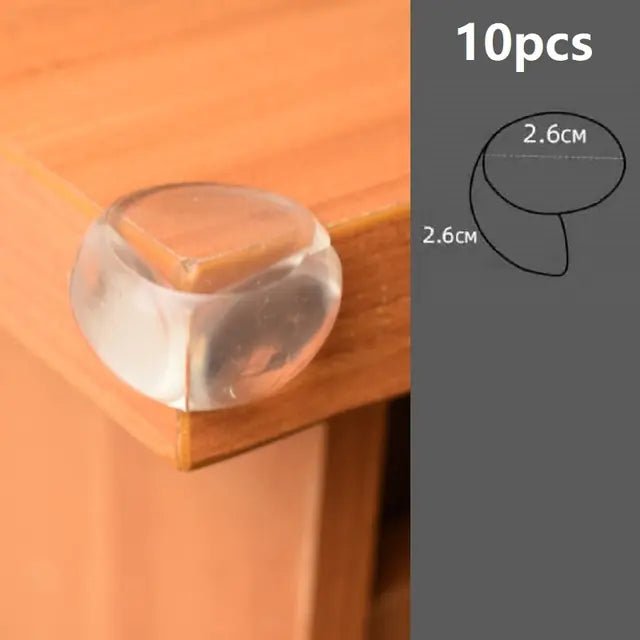 Baby Safety Silicone Table Corner Protectors - Round - 10pcs - Infants planet