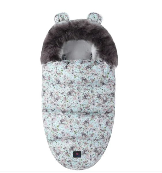 Baby Sleeping Bag with Fur Collar - Infants planet