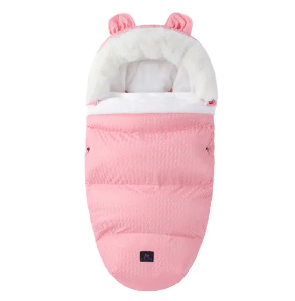 Baby Sleeping Bag with Fur Collar - Infants planet