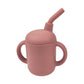 Baby Solid Color Silicone Water Cup - Blush pink - Infants planet