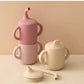 Baby Solid Color Silicone Water Cup - Spiced pumpkin - Infants planet